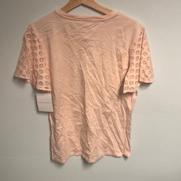 Olive Eyelet Knit Tee - Picture 2 of 2